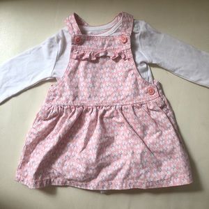 Baby Girl elephant overall dress
